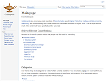 Tablet Screenshot of gobblerpedia.org